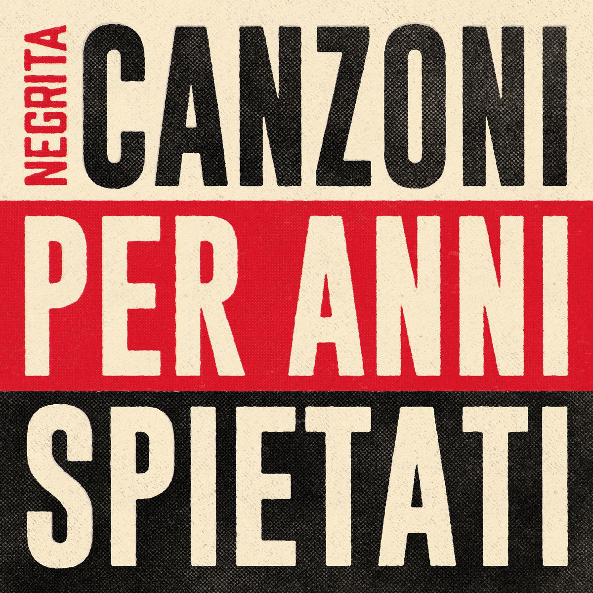 Negrita – Canzoni Per Anni Spietati vinyl record cover