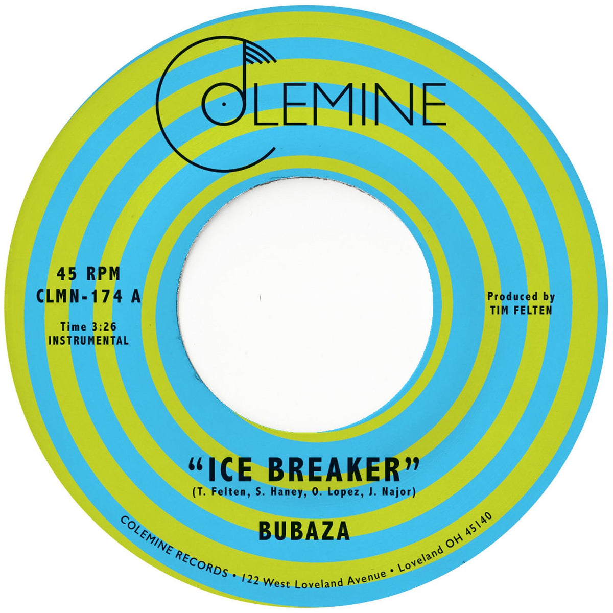 Bubaza – Ice Breaker vinyl cover