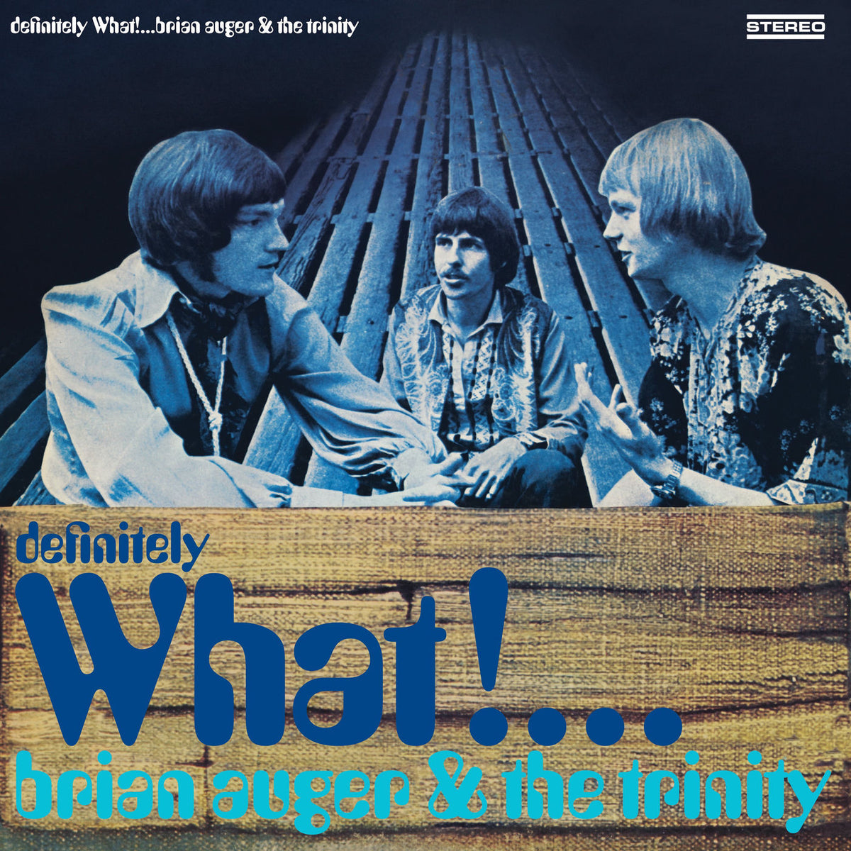 Brian Auger & The Trinity – Definitely What! vinyl record cover