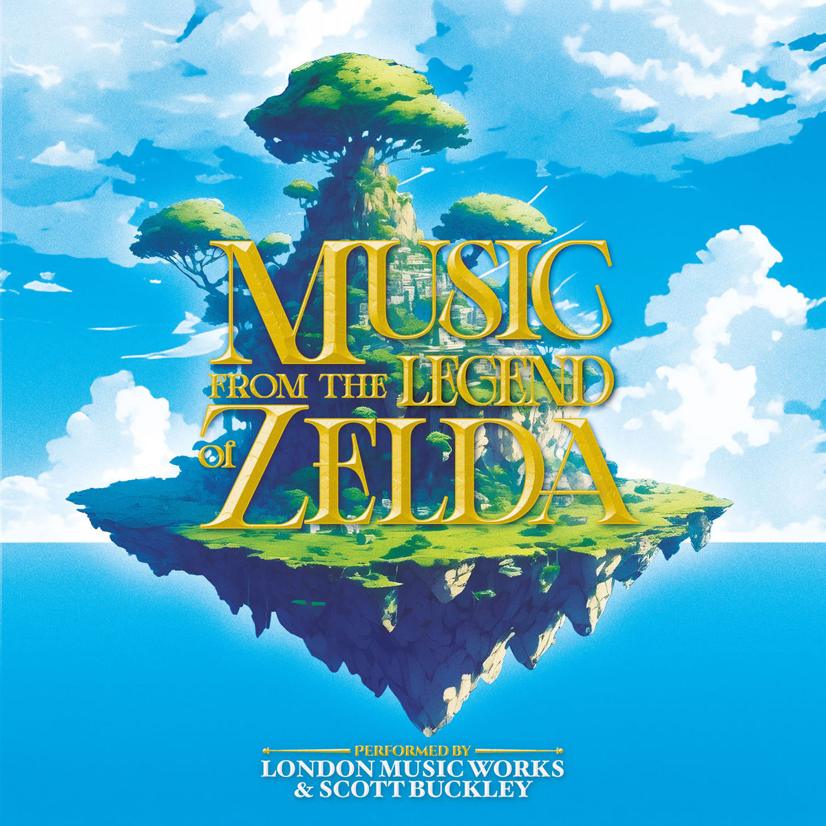 Soundtrack, London Music Works – Music From The Legend Of Zelda (SKY BLUE VINYL) vinyl record cover