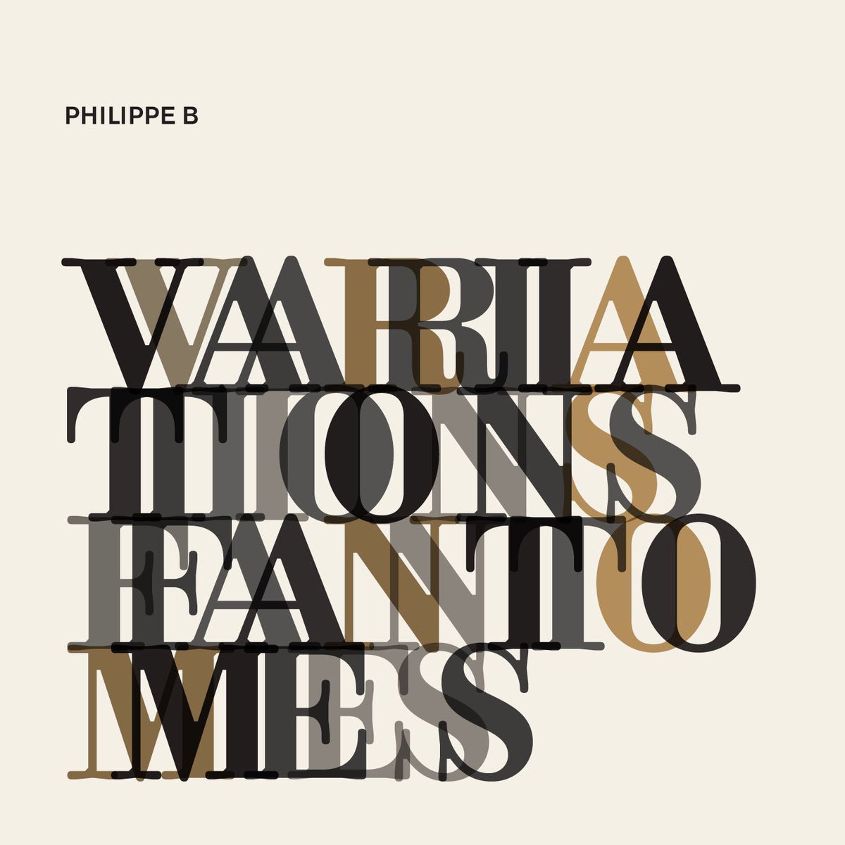 Philippe B – Variations Fantomes (CAN) vinyl record cover