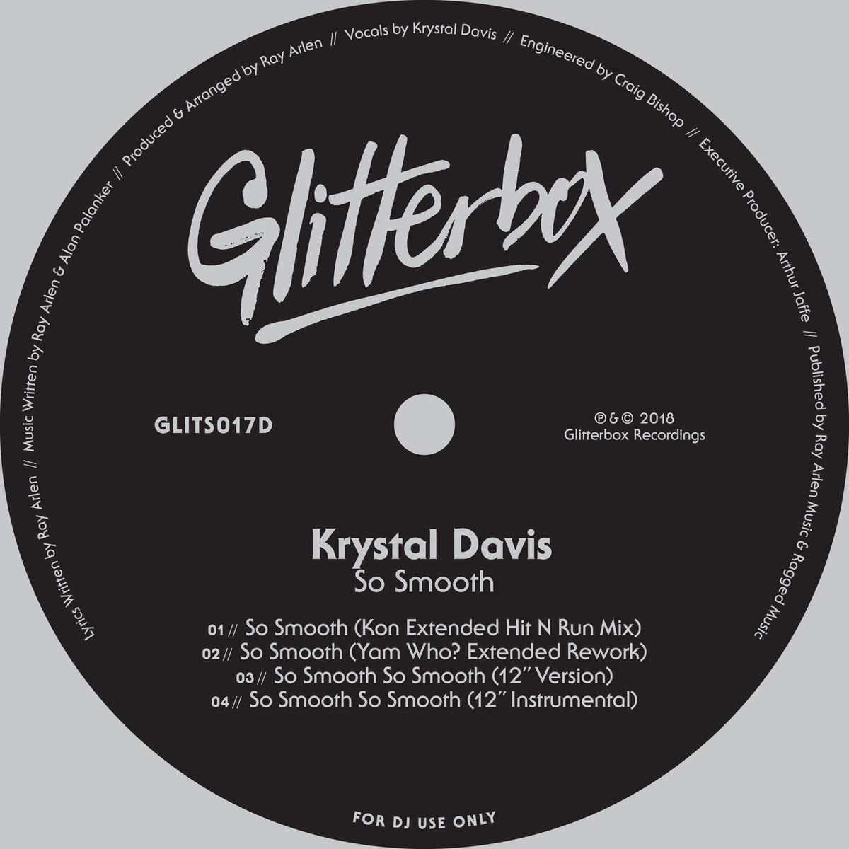 Krystal Davis – So Smooth (Incl. Kon And Yam Who Remixes) vinyl record cover