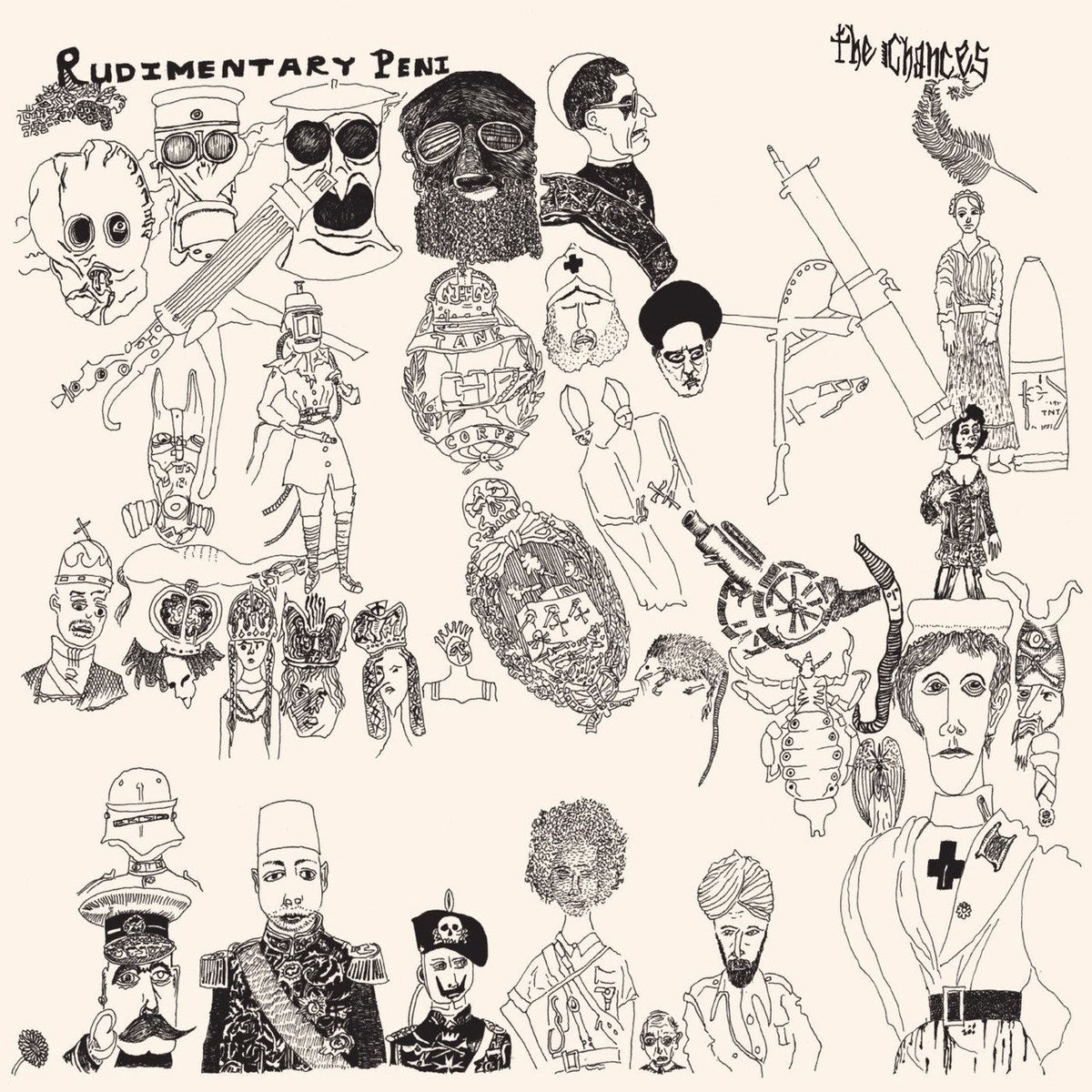 Rudimentary Peni – Wilfred Owen The Chances vinyl cover