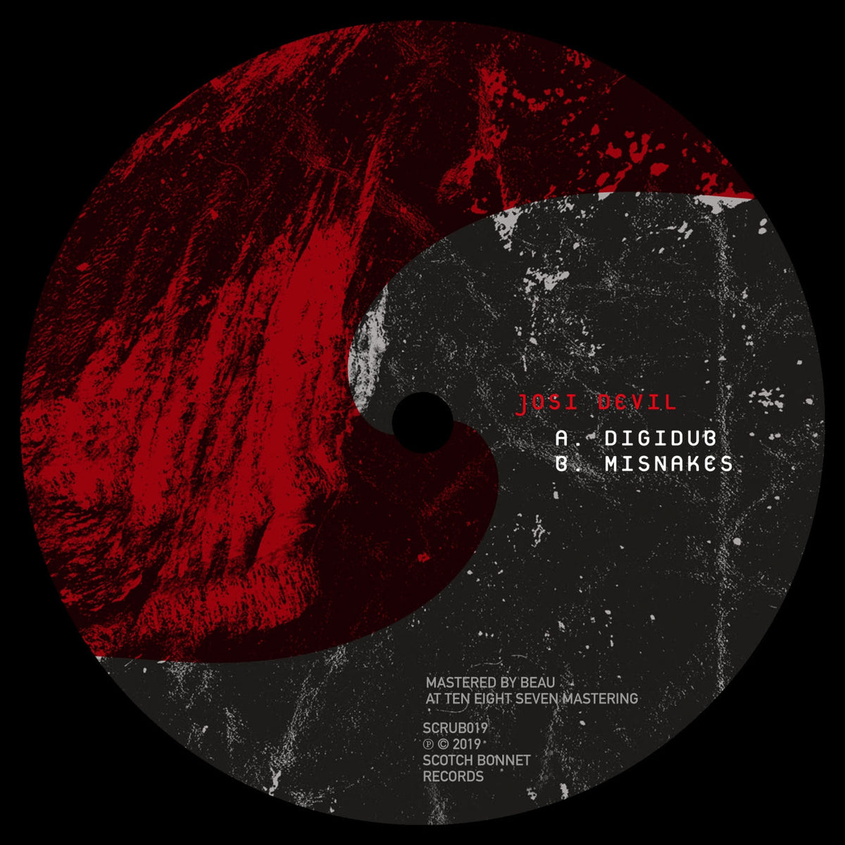 Josi Devil – Digidub / Misnakes vinyl cover