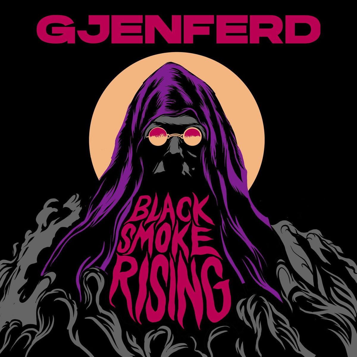 Gjenferd – Black Smoke Rising (Coloured Vinyl) vinyl record cover