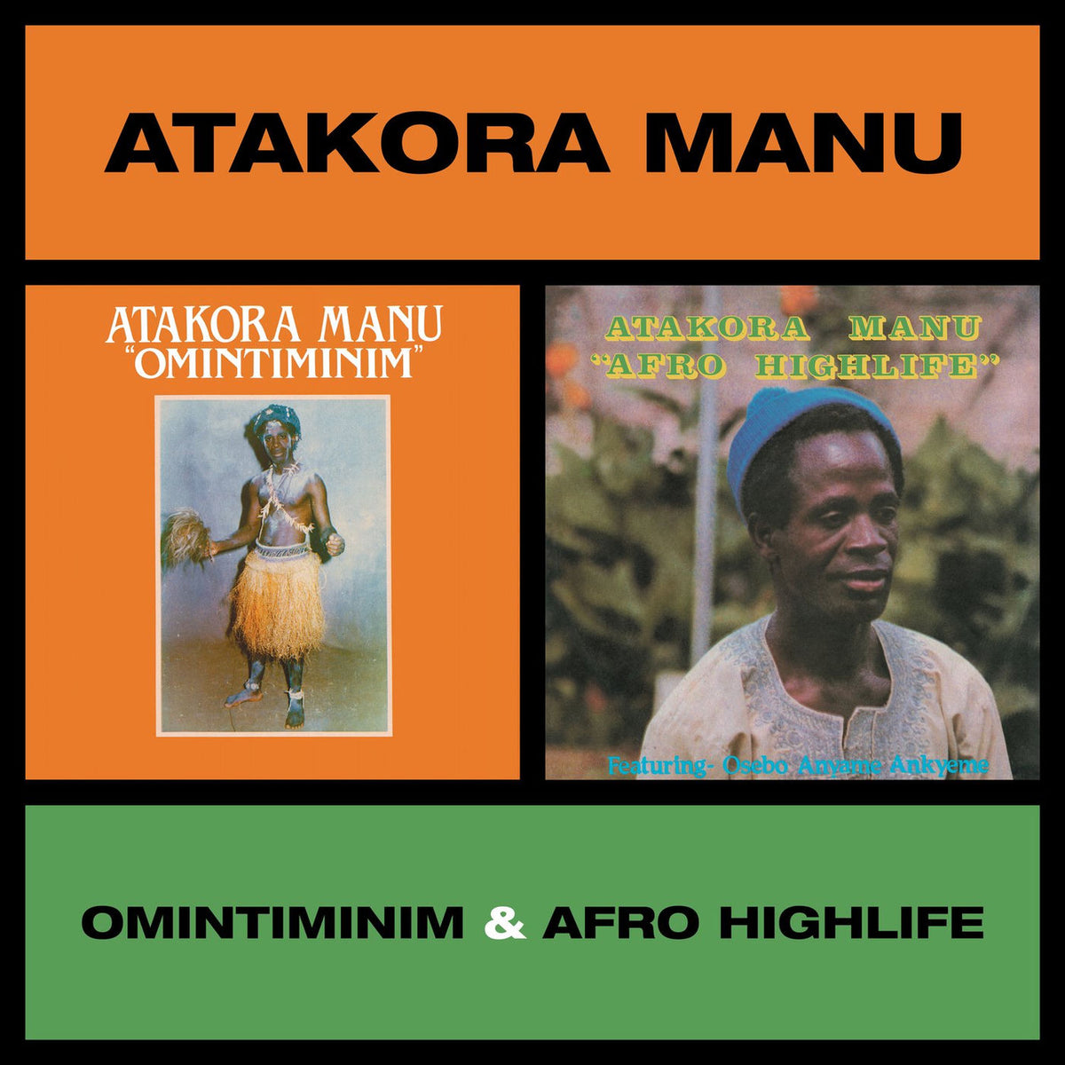 Atakora Manu – Omintiminim & Afro Highlife vinyl record cover