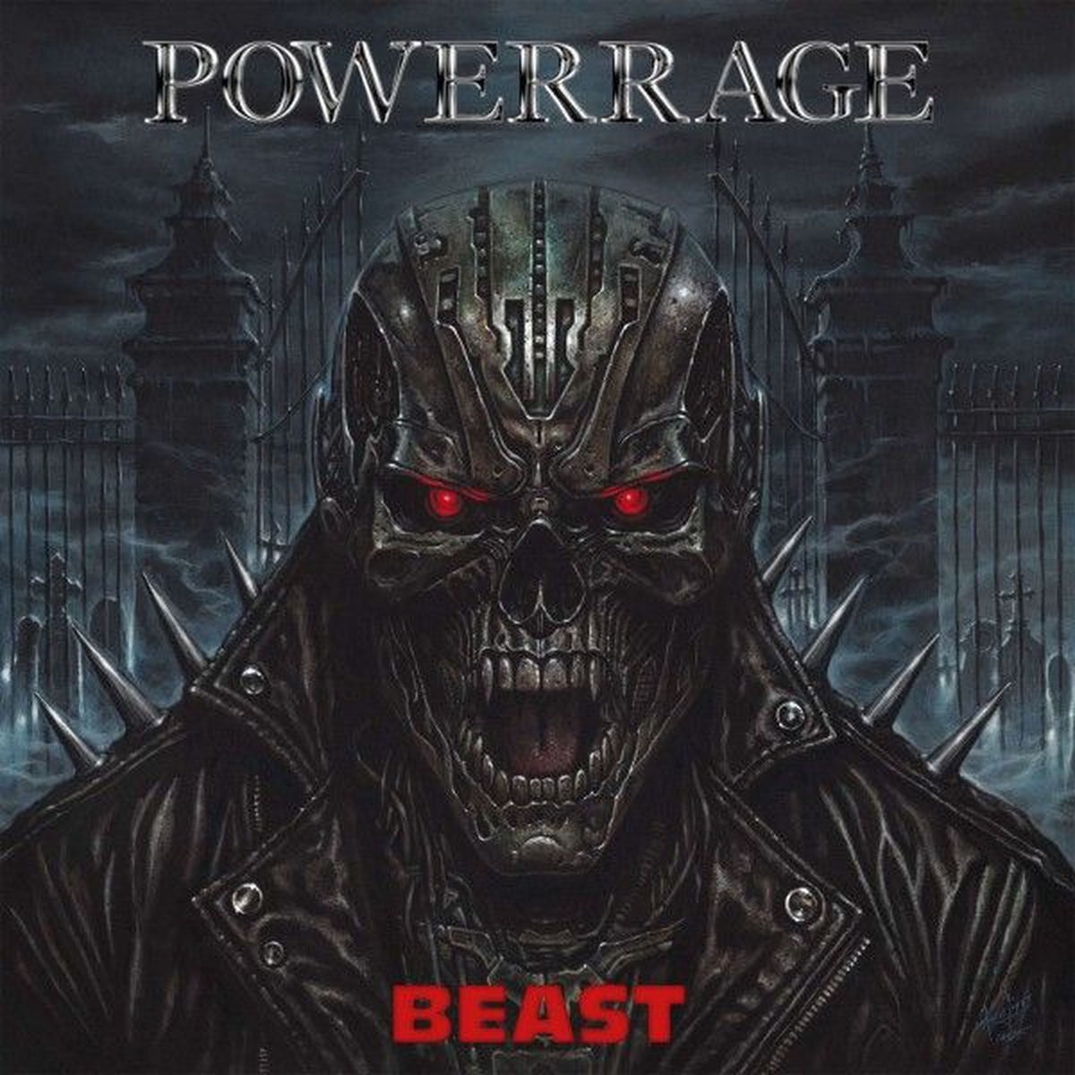 Powerrage – Beast vinyl record cover