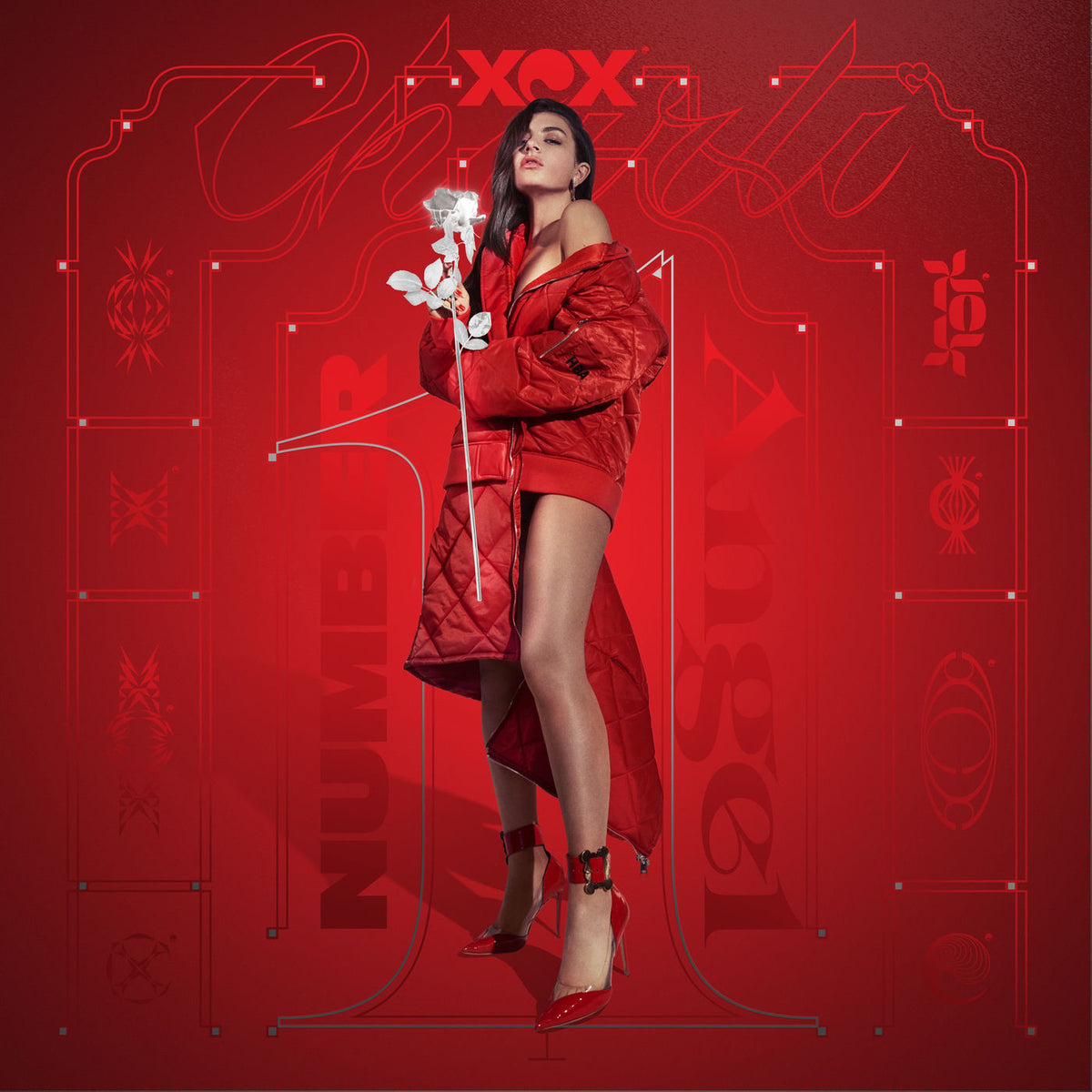 Charli xcx – Number 1 Angel vinyl record cover