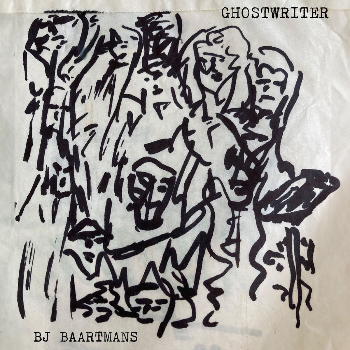 BJ Baartmans – Ghostwriter vinyl record cover