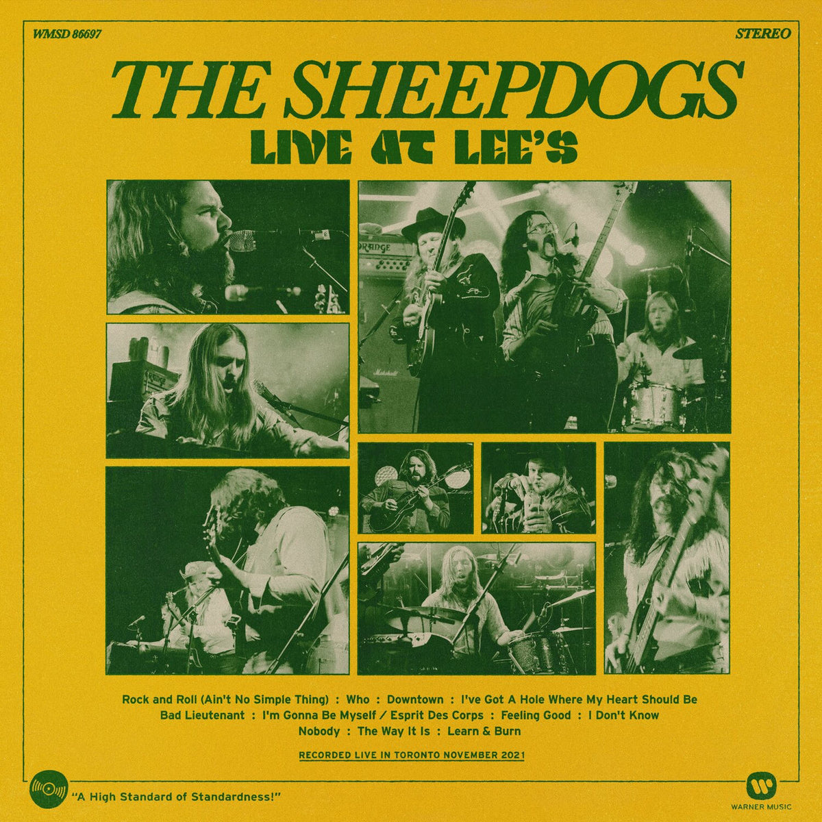 The Sheepdogs – Live at Lee's vinyl cover