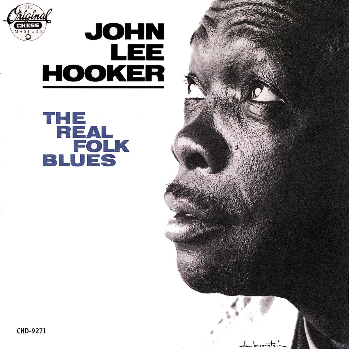 John Lee Hooker – The Real Folk Blues vinyl record cover