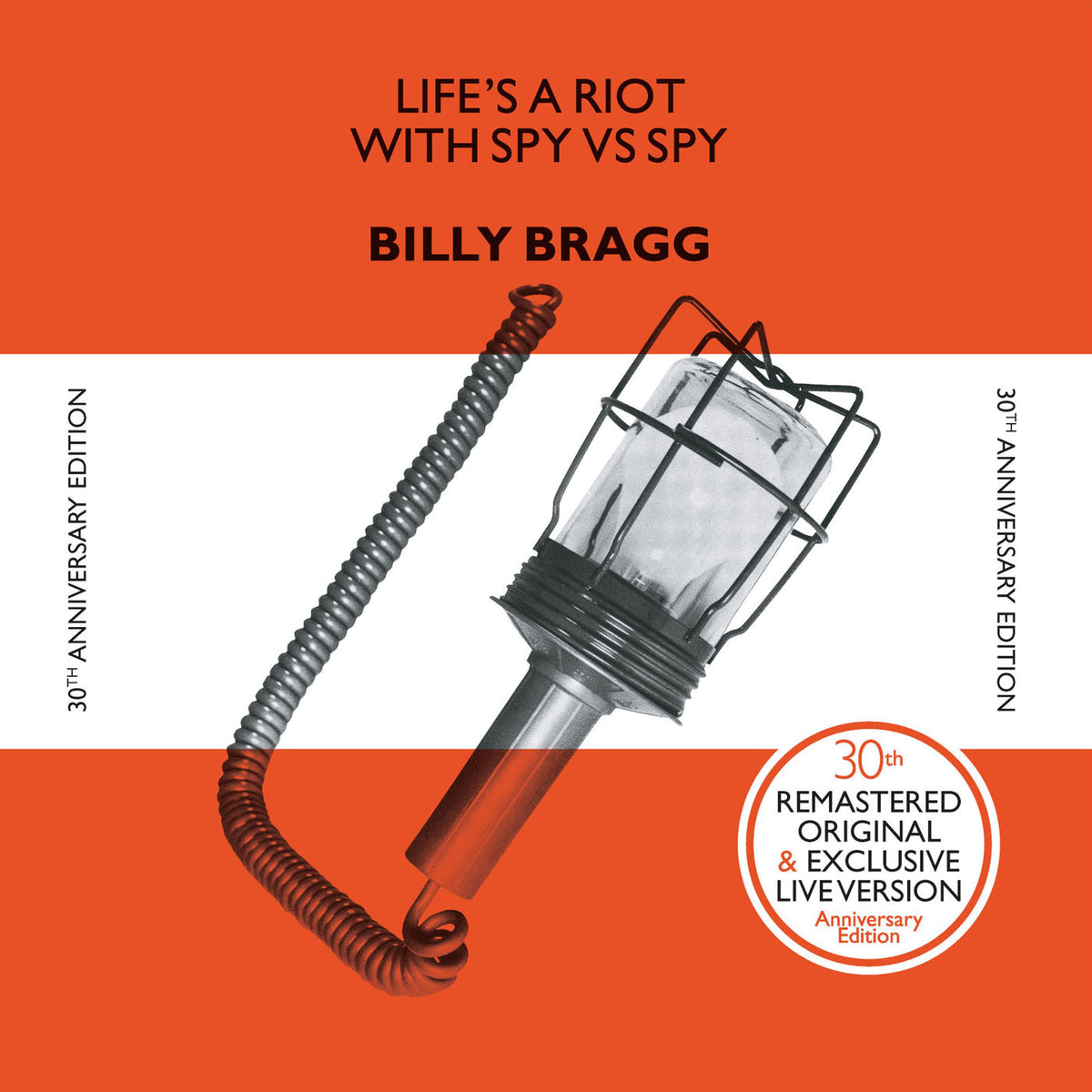 Billy Bragg – Life's a Riot With Spy Vs. Spy vinyl record cover
