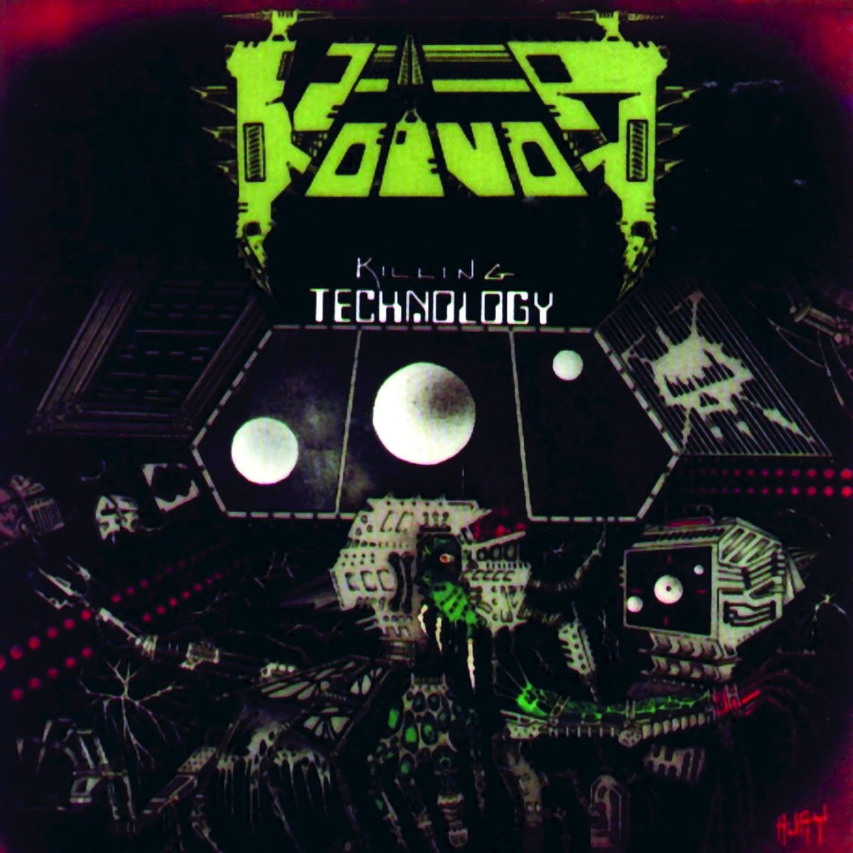 Voivod – Killing Technology vinyl record cover