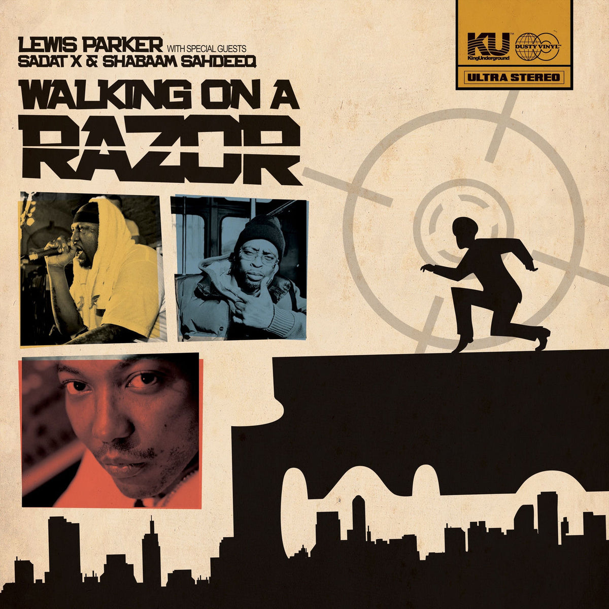 Lewis Parker – Walking on a Razor vinyl cover