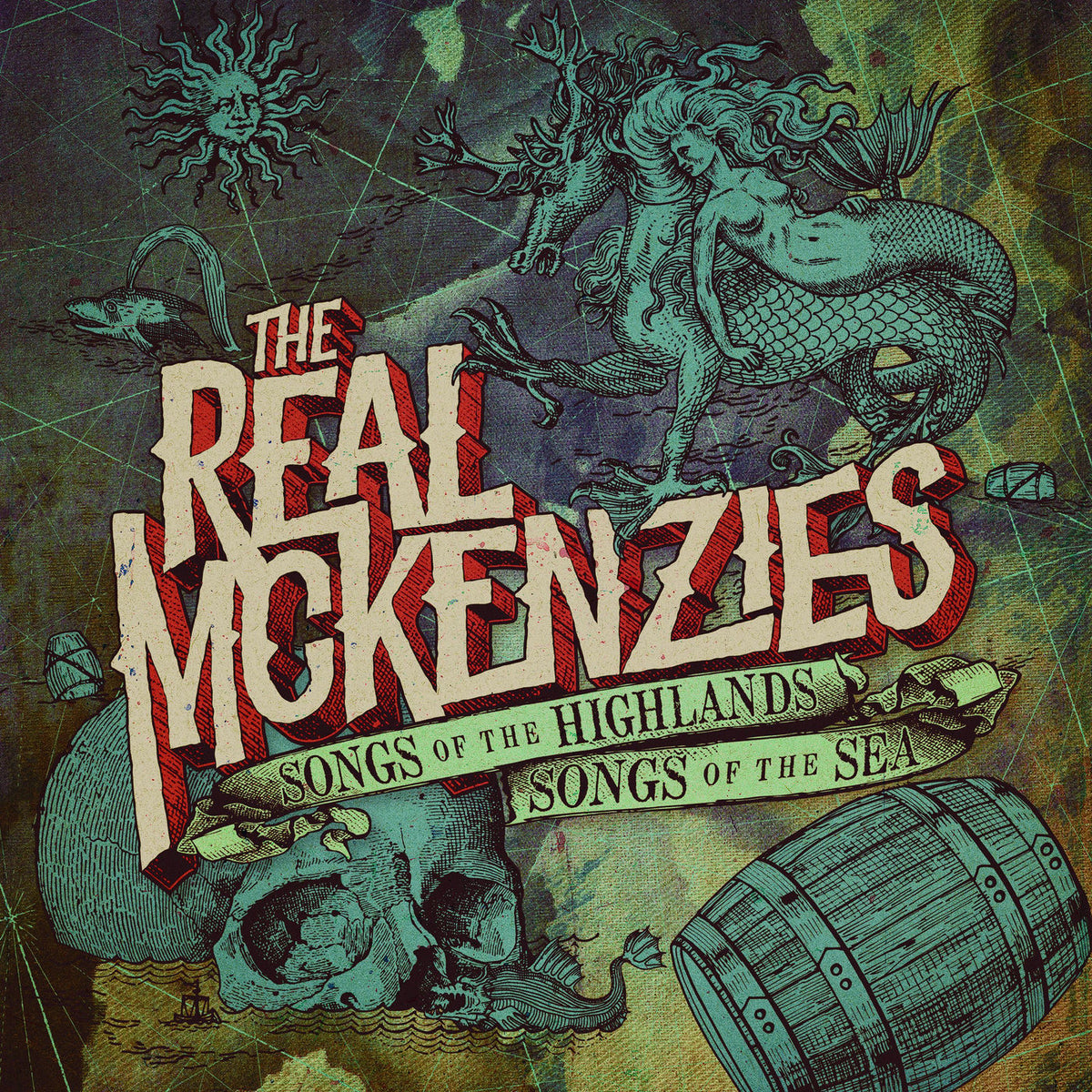 The Real McKenzies – Songs of the Highlands, Songs of the Sea vinyl cover