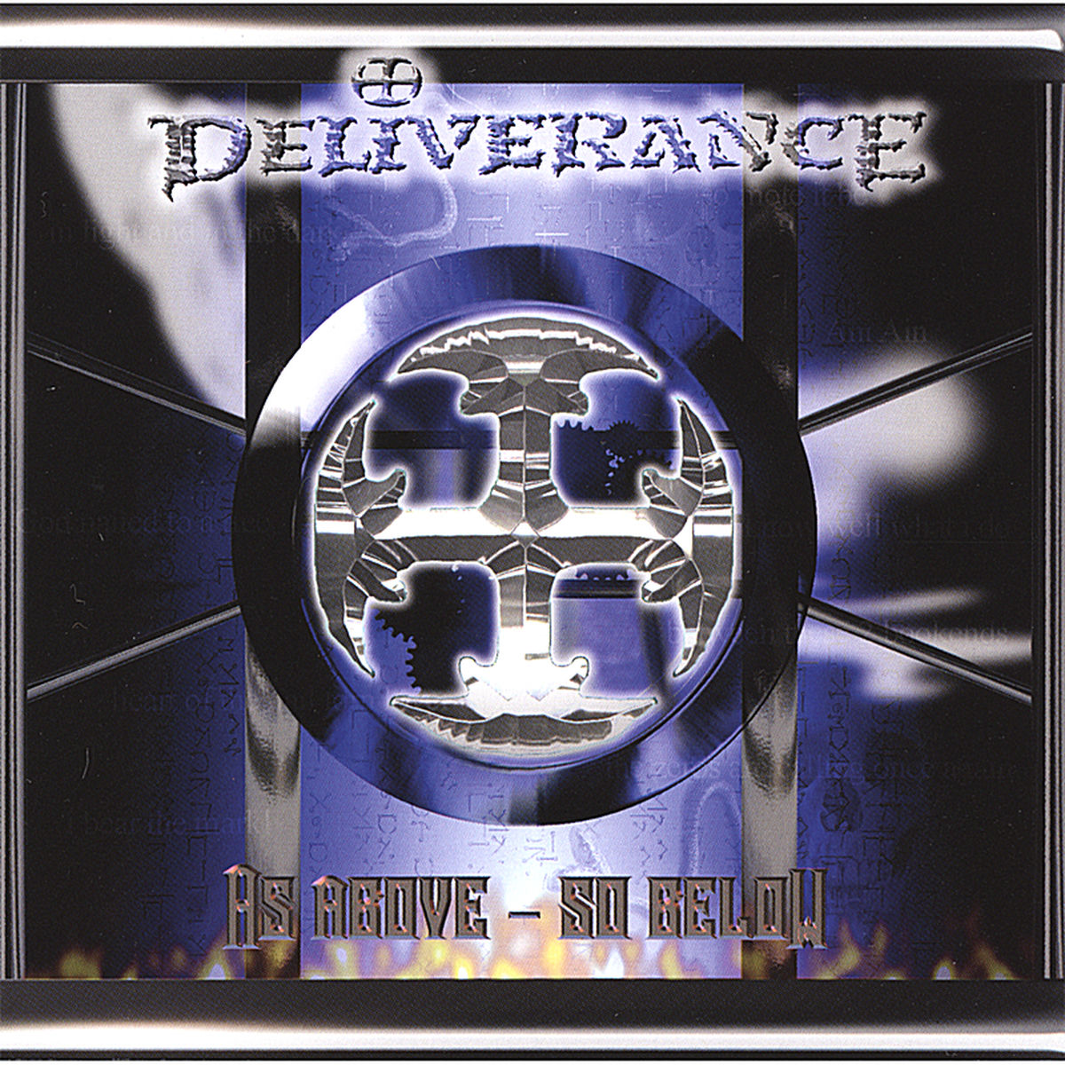 Deliverance – As Above So Below (Blue Vinyl) vinyl record cover