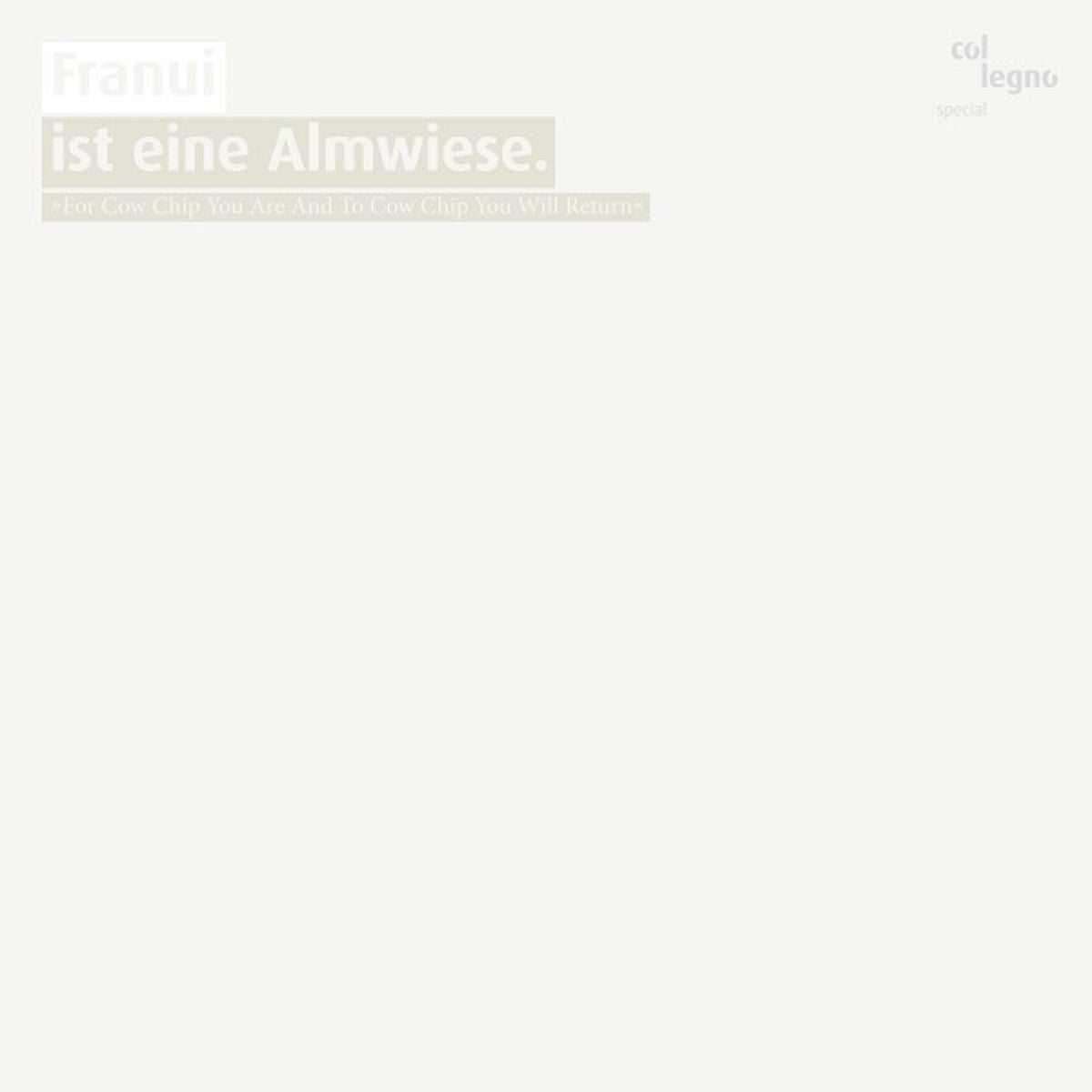 Franui – Ist Eine Almwiese vinyl record cover
