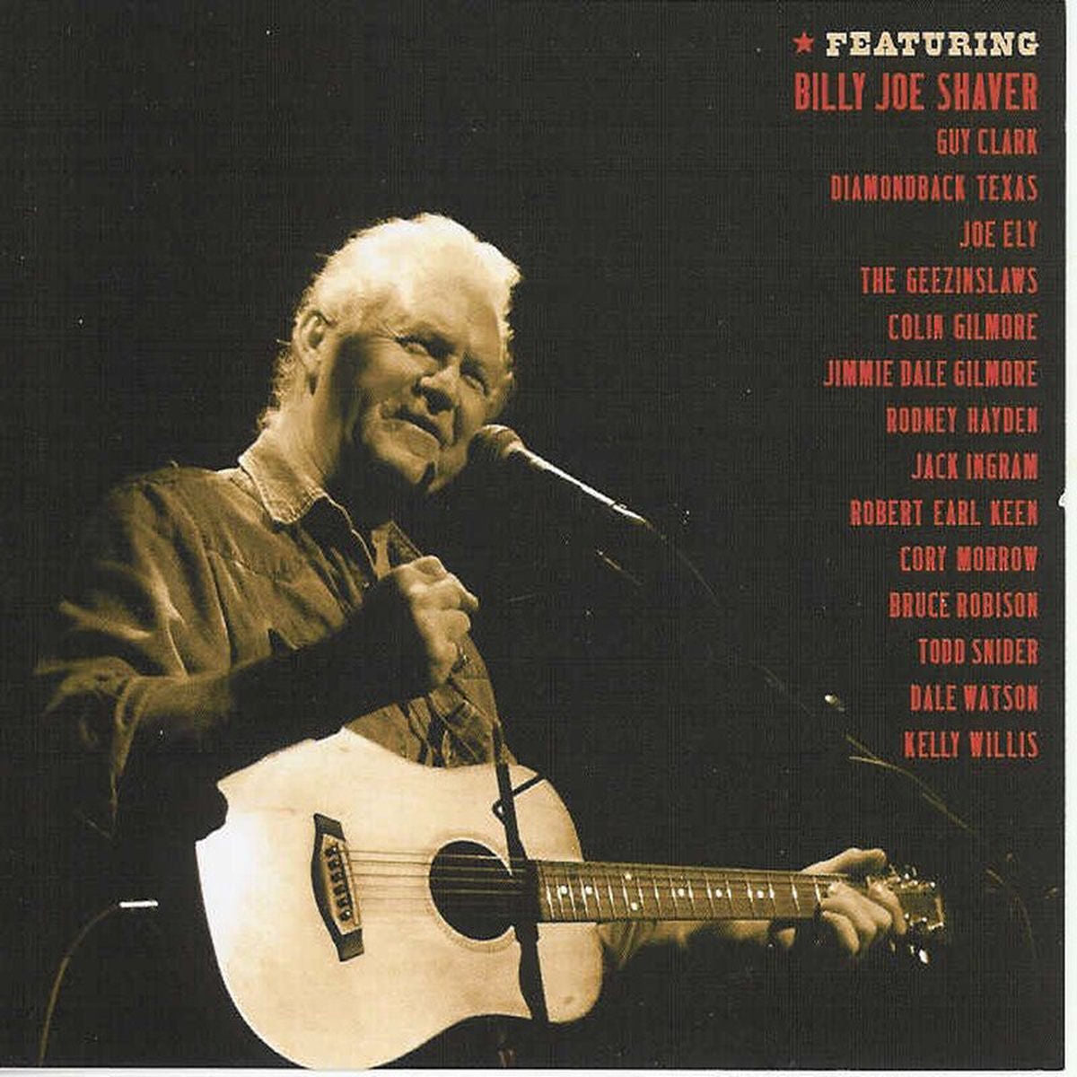 Various Artists – Live Forever: A Tribute To Billy Joe Shaver vinyl record cover