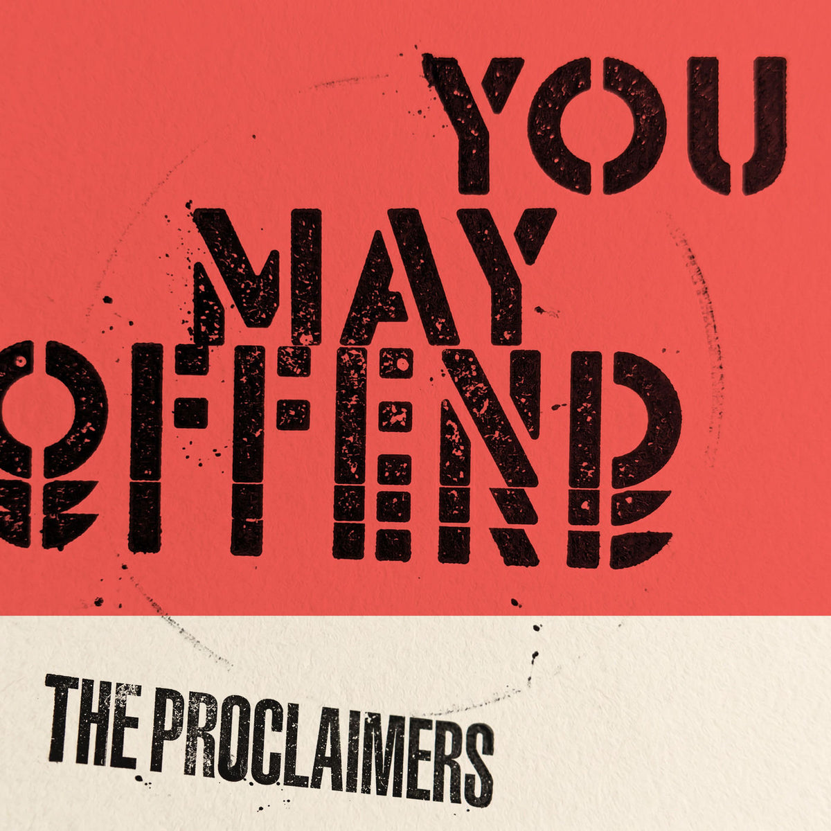 The Proclaimers – You May Offend vinyl record cover