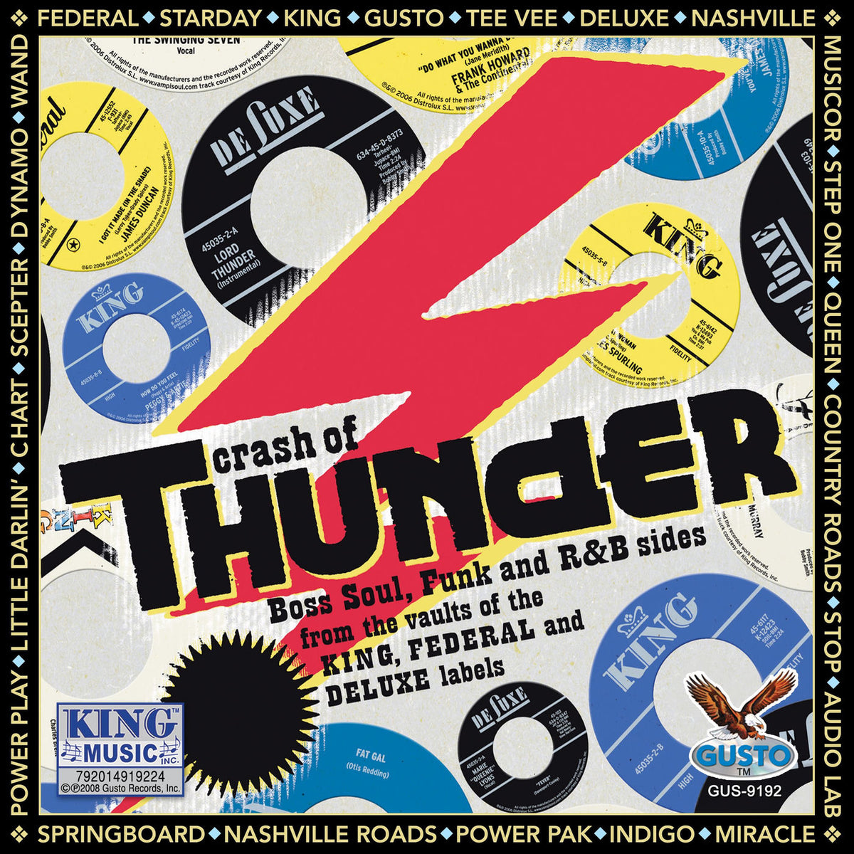Various Artists – Crash Of Thunder (2LP) vinyl record cover