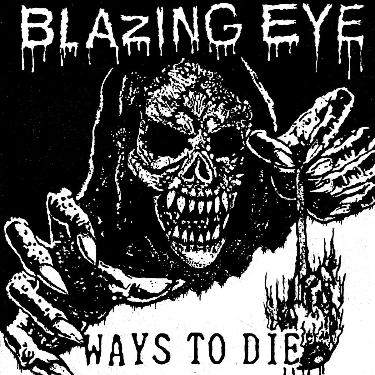 Blazing Eye – Ways To Die vinyl cover