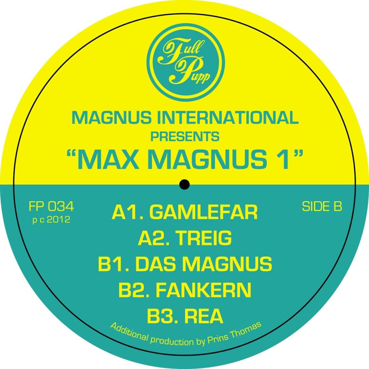 Magnus International – Max Magnus 1 vinyl cover
