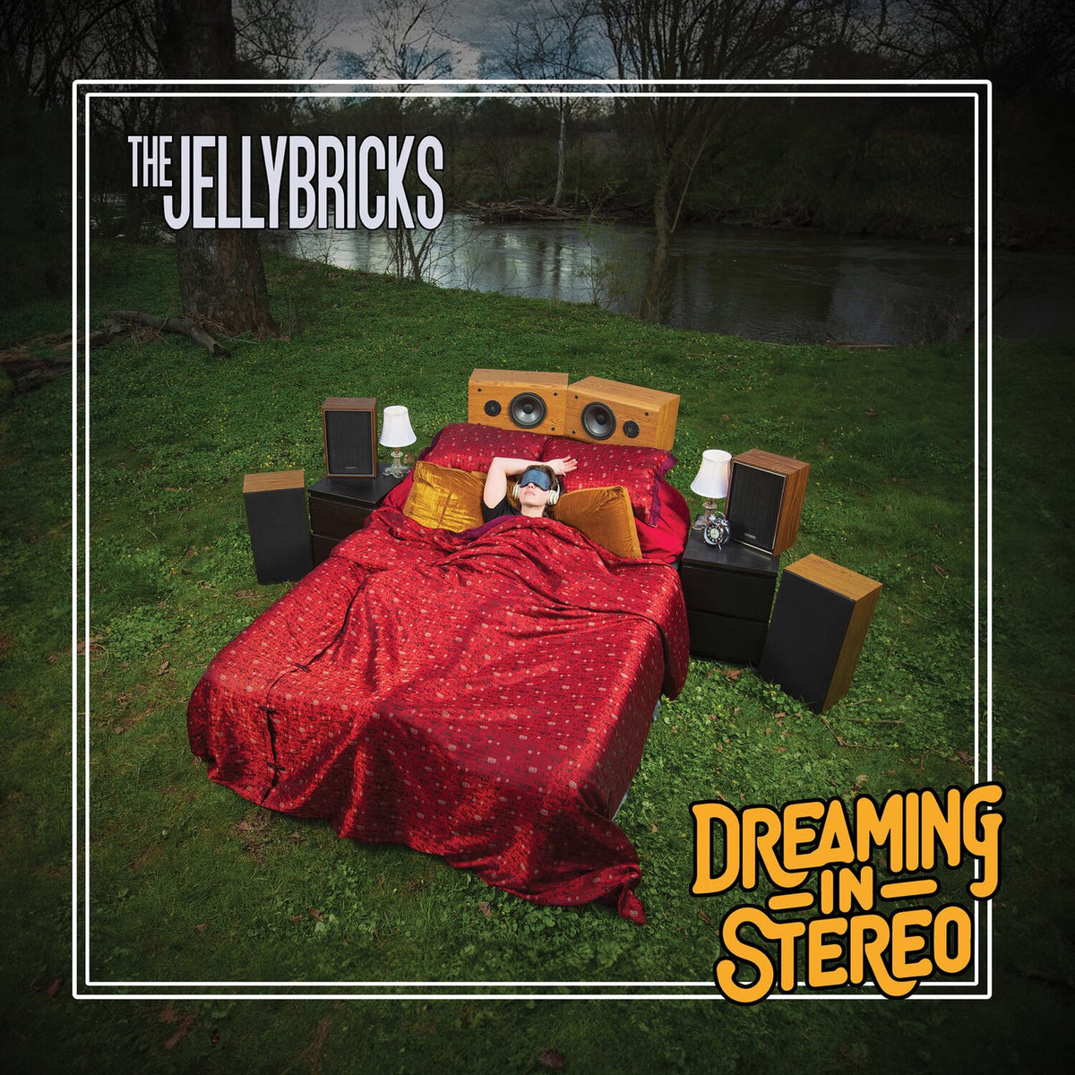 The Jellybricks – Dreaming in Stereo vinyl record cover