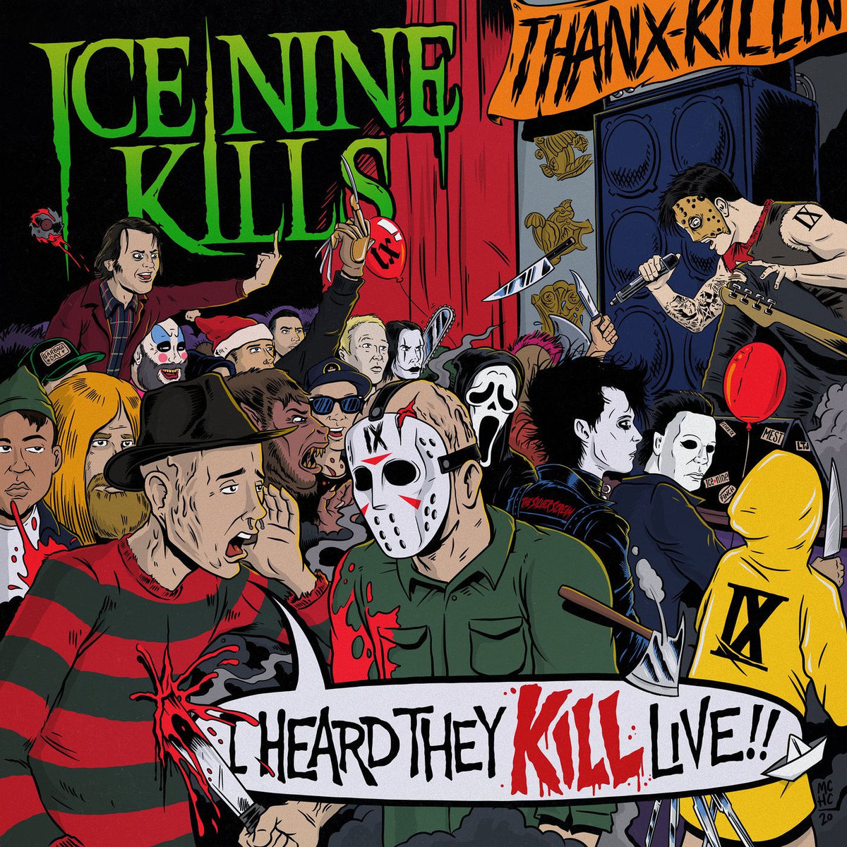 Ice Nine Kills – I Heard They Kill Live 2 vinyl record cover