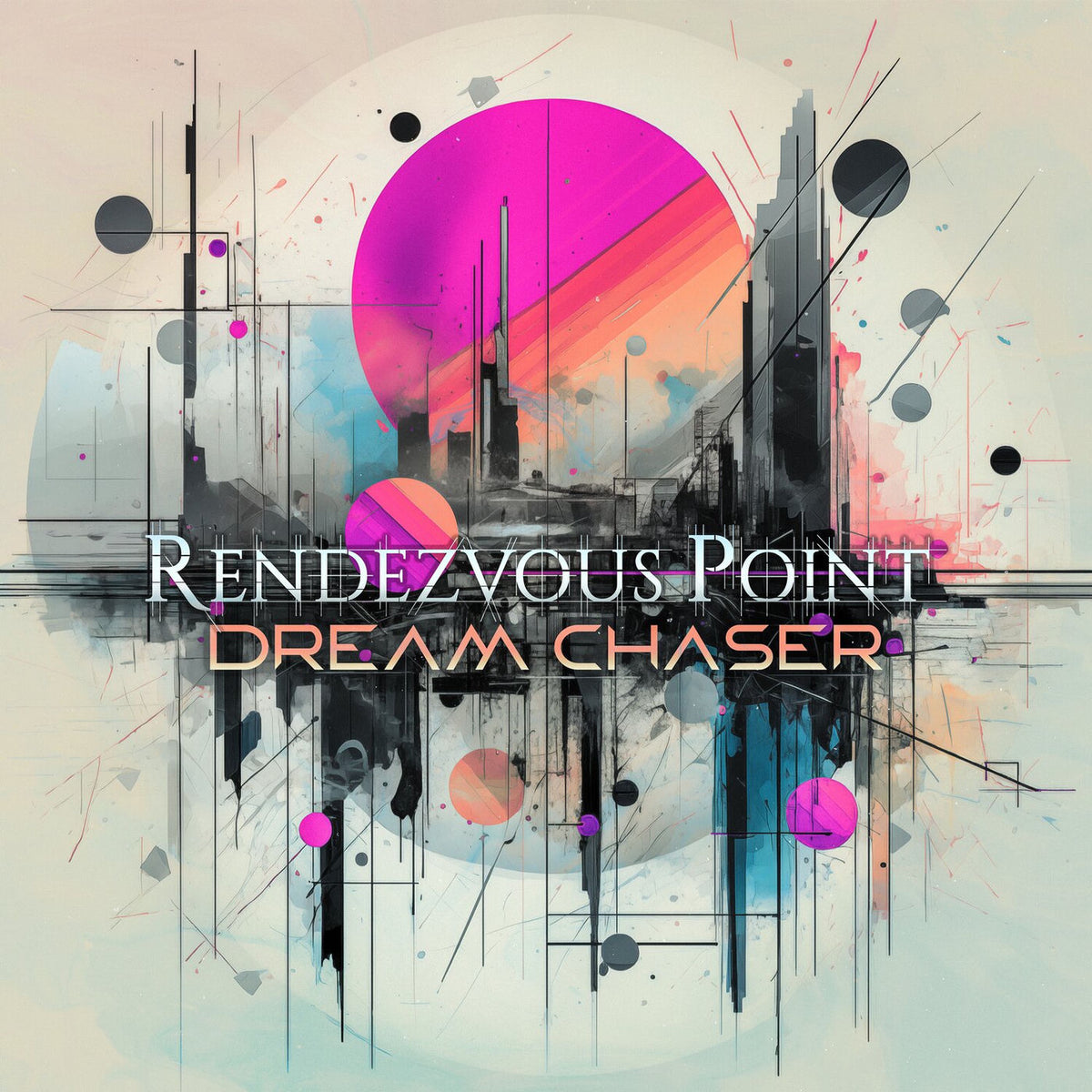 Rendezvous Point – Dream Chaser (Splattered White-Viola Vinyl) vinyl record cover