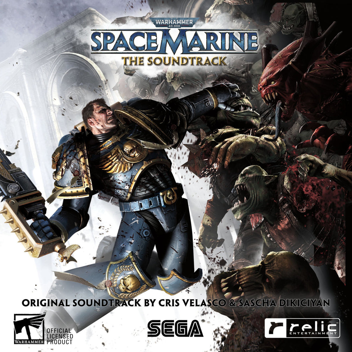 Cris Velasco – Warhammer 40,000: Space Marine (Original Soundtrack) vinyl cover