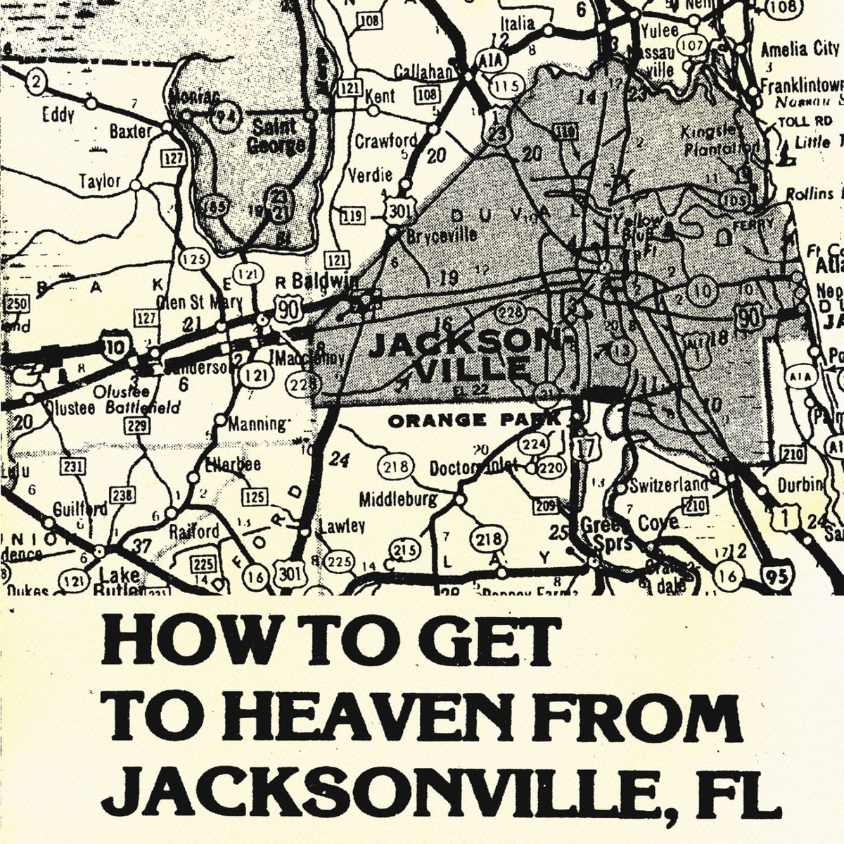 Gospel Music – How To Get To Heaven From Jacksonville vinyl record cover