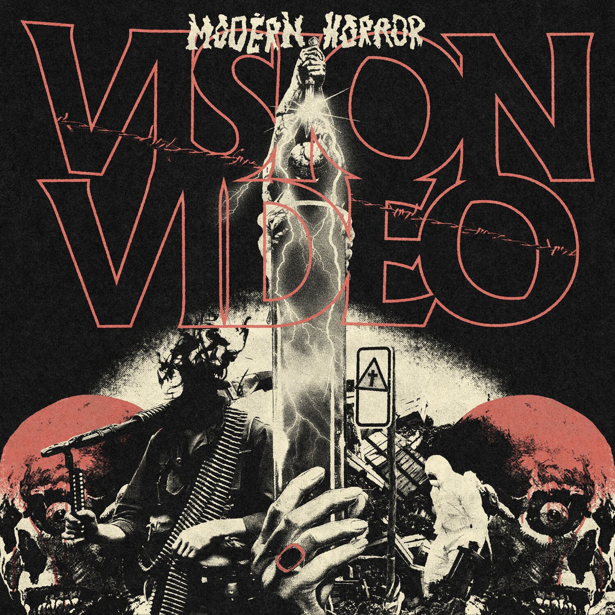 Vision Video – Modern Horror (LIMITED BLACK AND RED SPLATTER VINYL) vinyl record cover