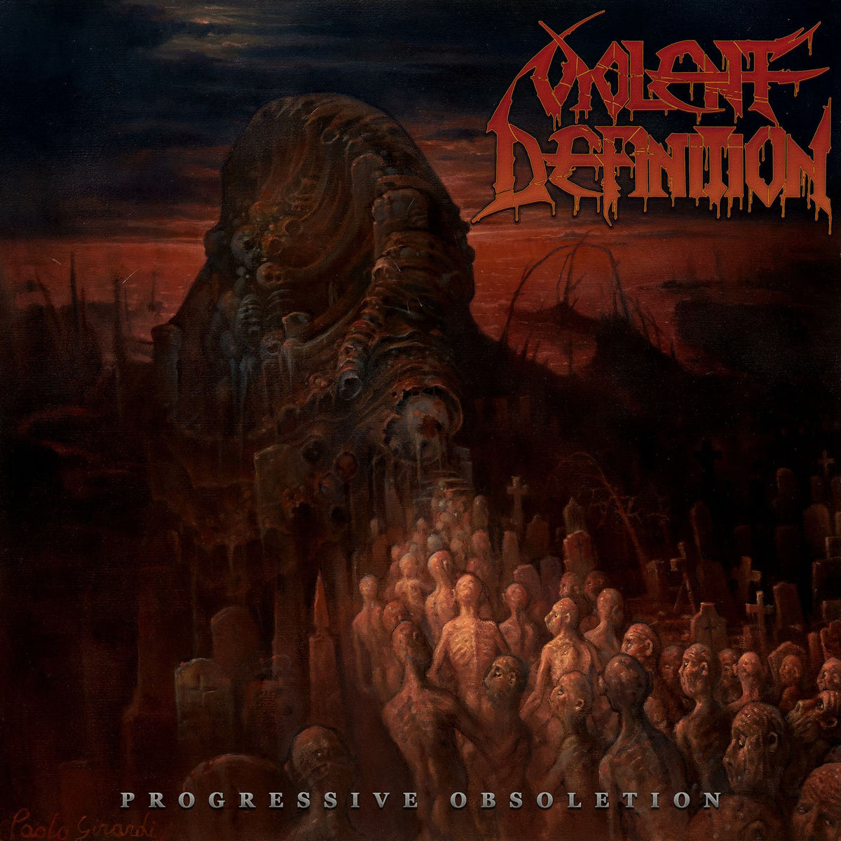 Violent Definition – Progressive Obsoletion vinyl record cover
