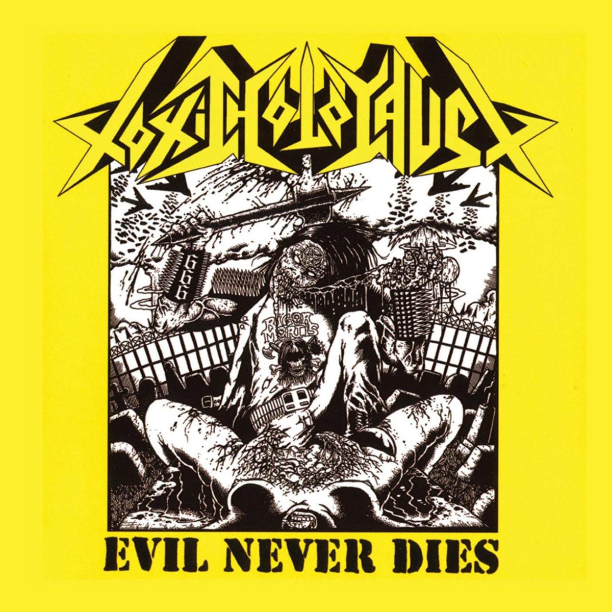 Toxic Holocaust – Evil Never Dies vinyl record cover
