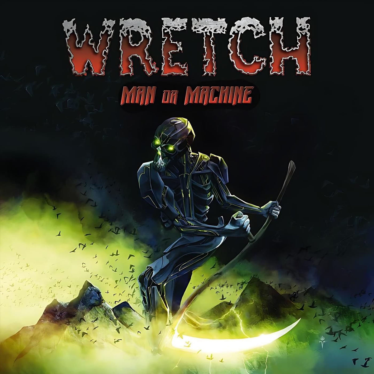 Wretch – Man Or Machine vinyl record cover