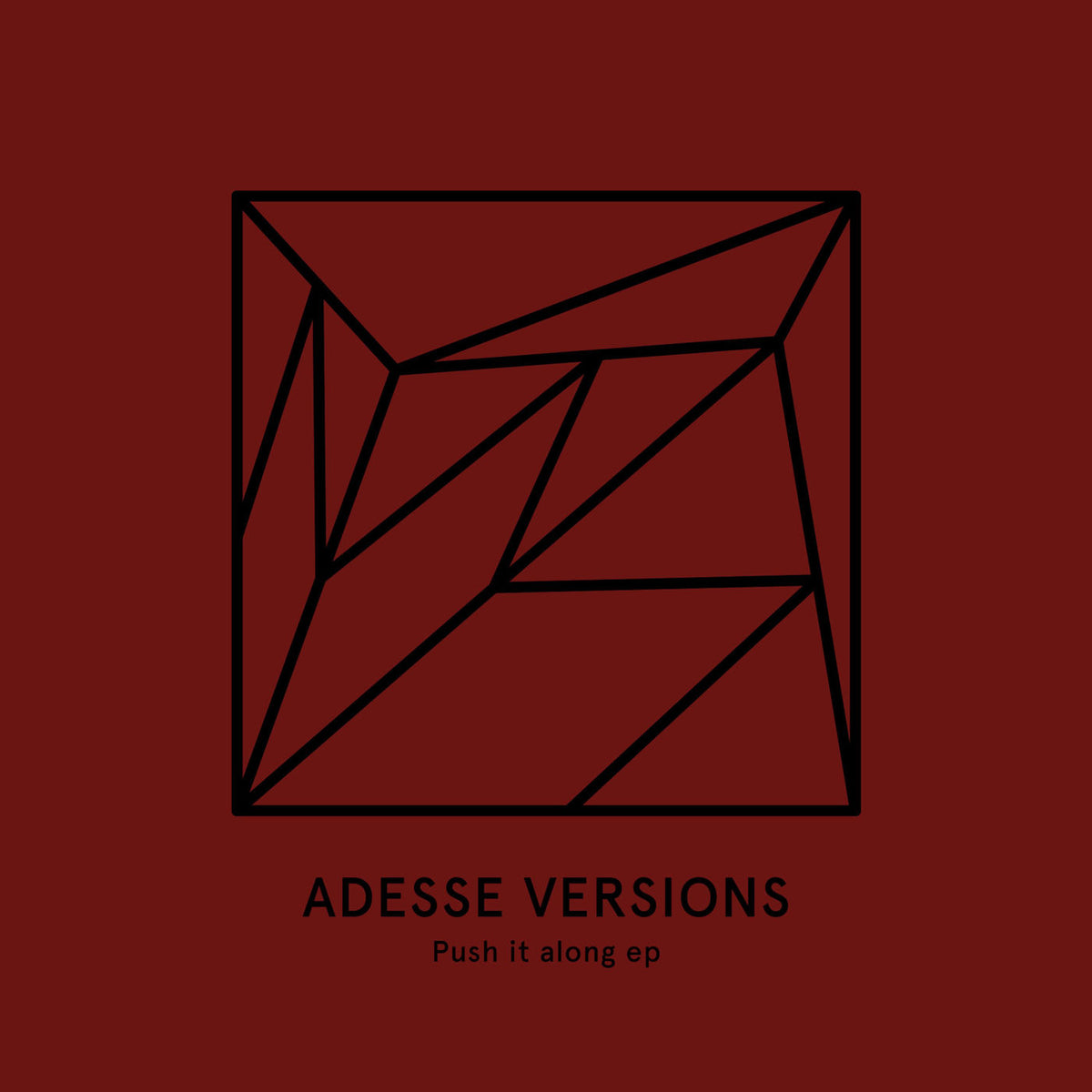 Adesse Versions – Push It Along vinyl cover