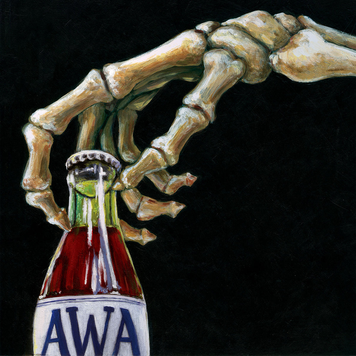 American Werewolf Academy – Dead Without Dying & Gleefully Detached vinyl record cover