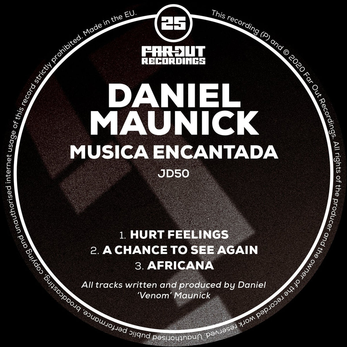 Daniel Maunick – Musica Encantada vinyl record cover