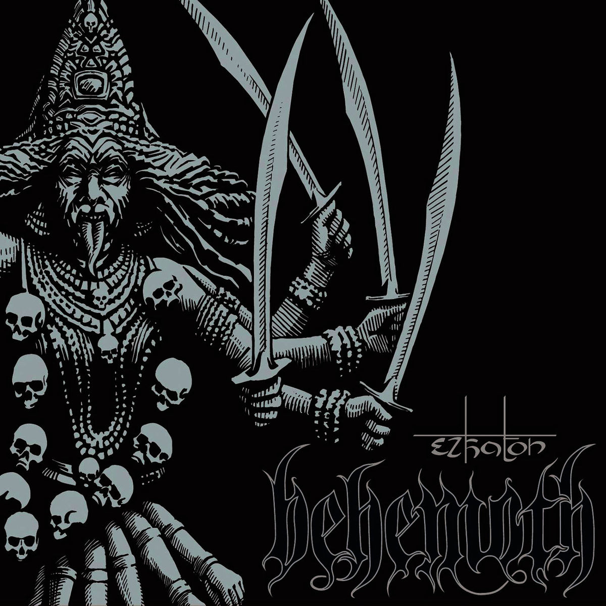 Behemoth – Ezkaton (4 X 7In + Cd) vinyl record cover
