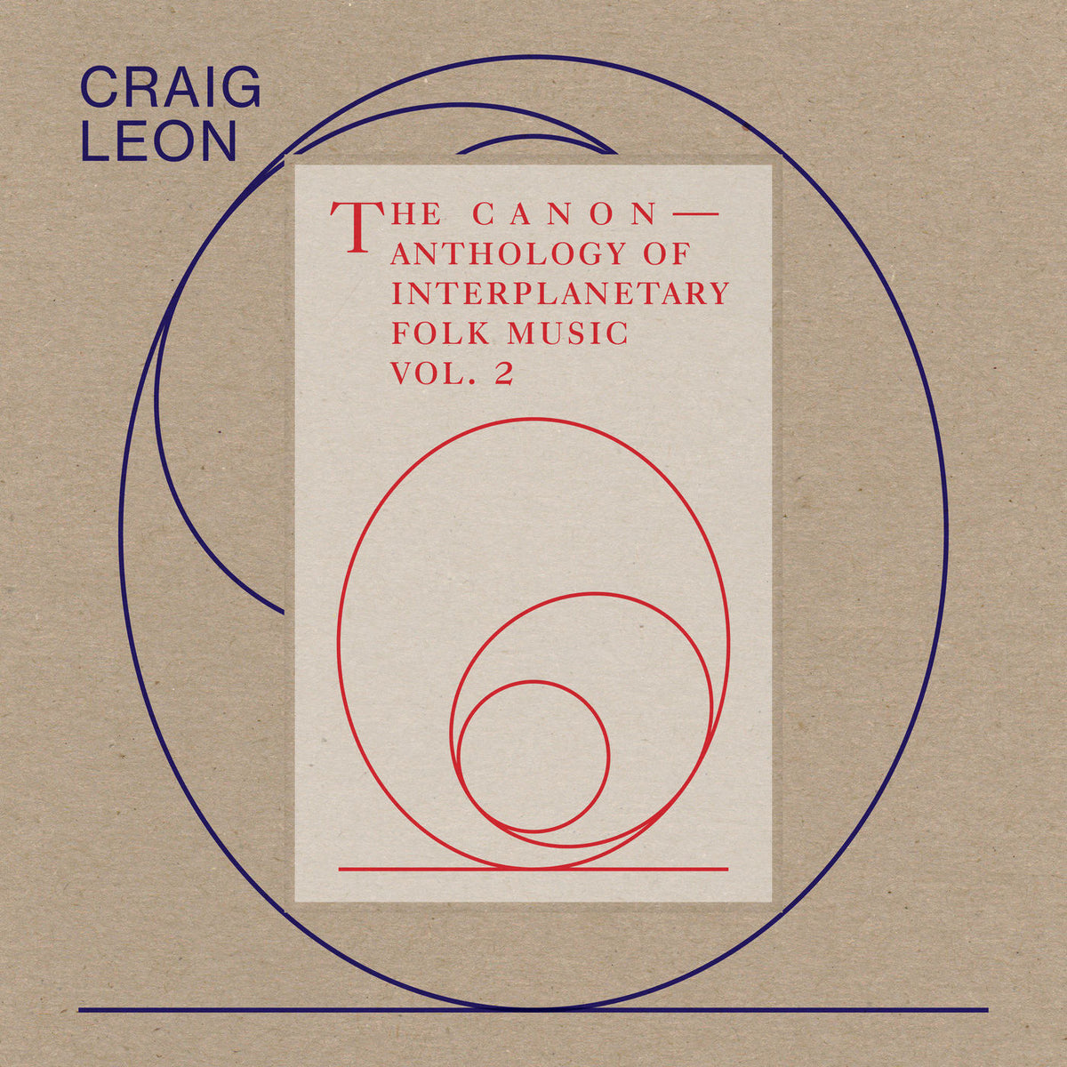 Craig Leon – Anthology of Interplanetary Folk Music Vol. 2: The Canon vinyl cover
