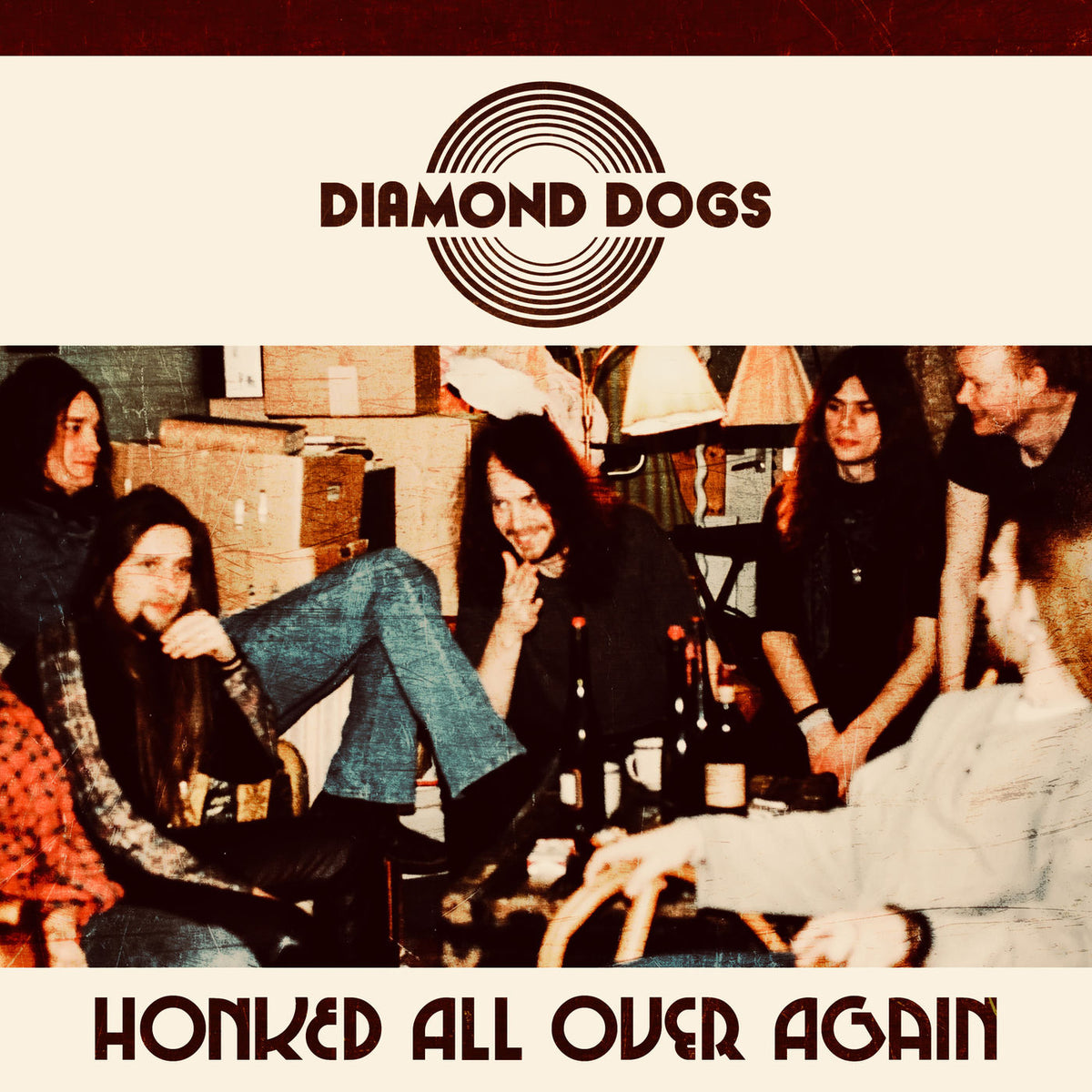 Diamond Dogs – Honked All Over Again vinyl record cover