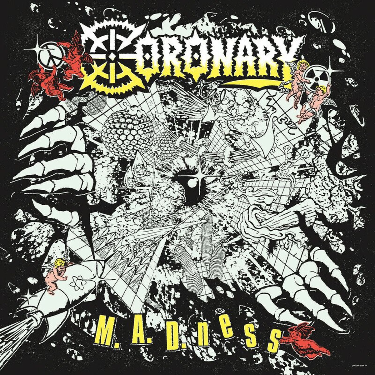 Coronary – M.A.D.Ness vinyl record cover