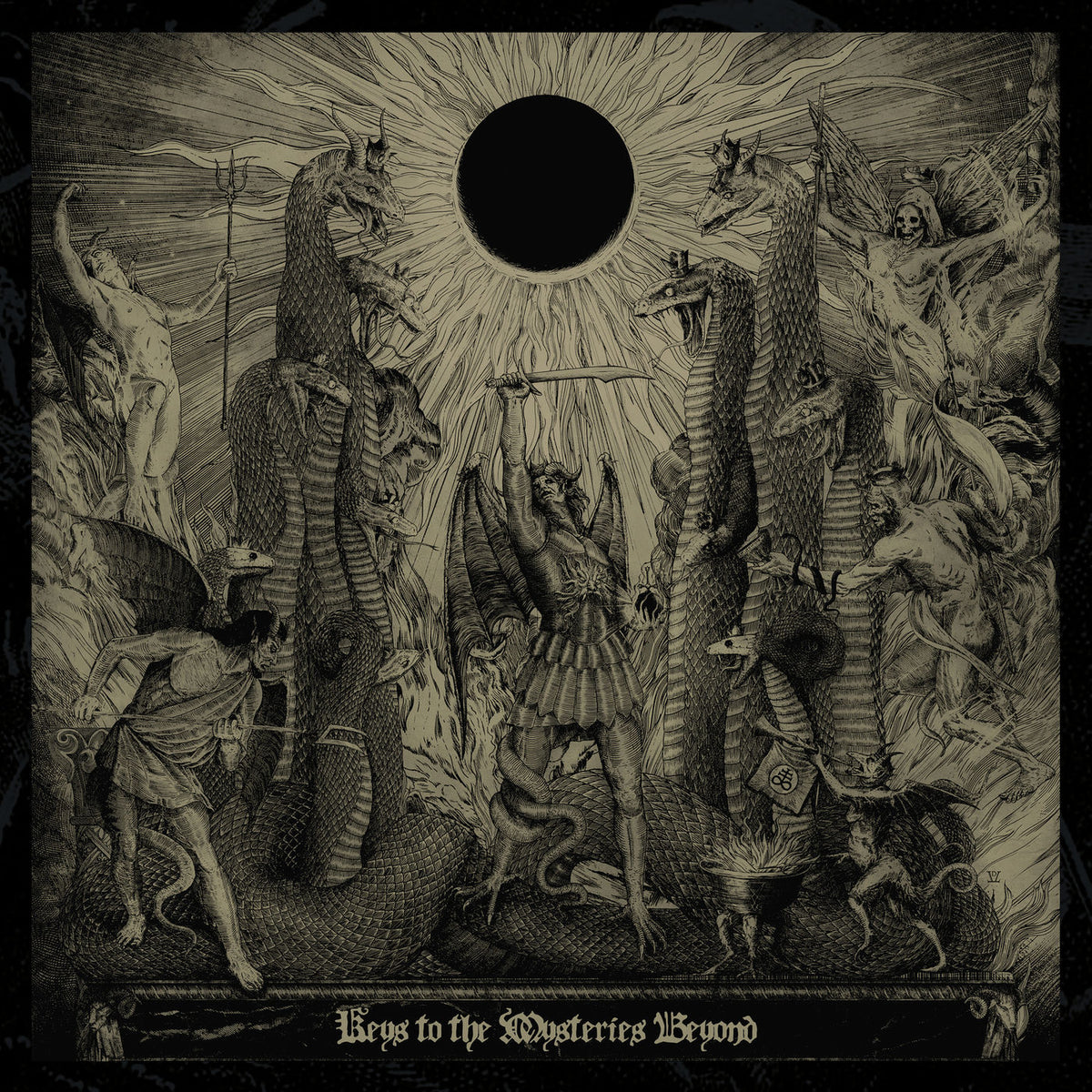 Grafvitnir – Keys To The Mysteries Beyond vinyl record cover