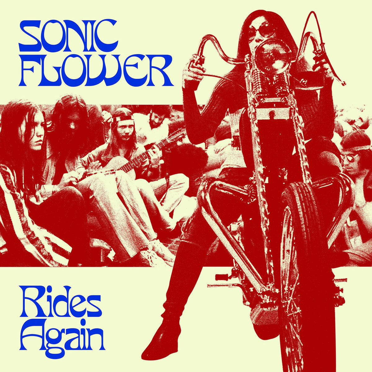Sonic Flower – Rides Again vinyl record cover
