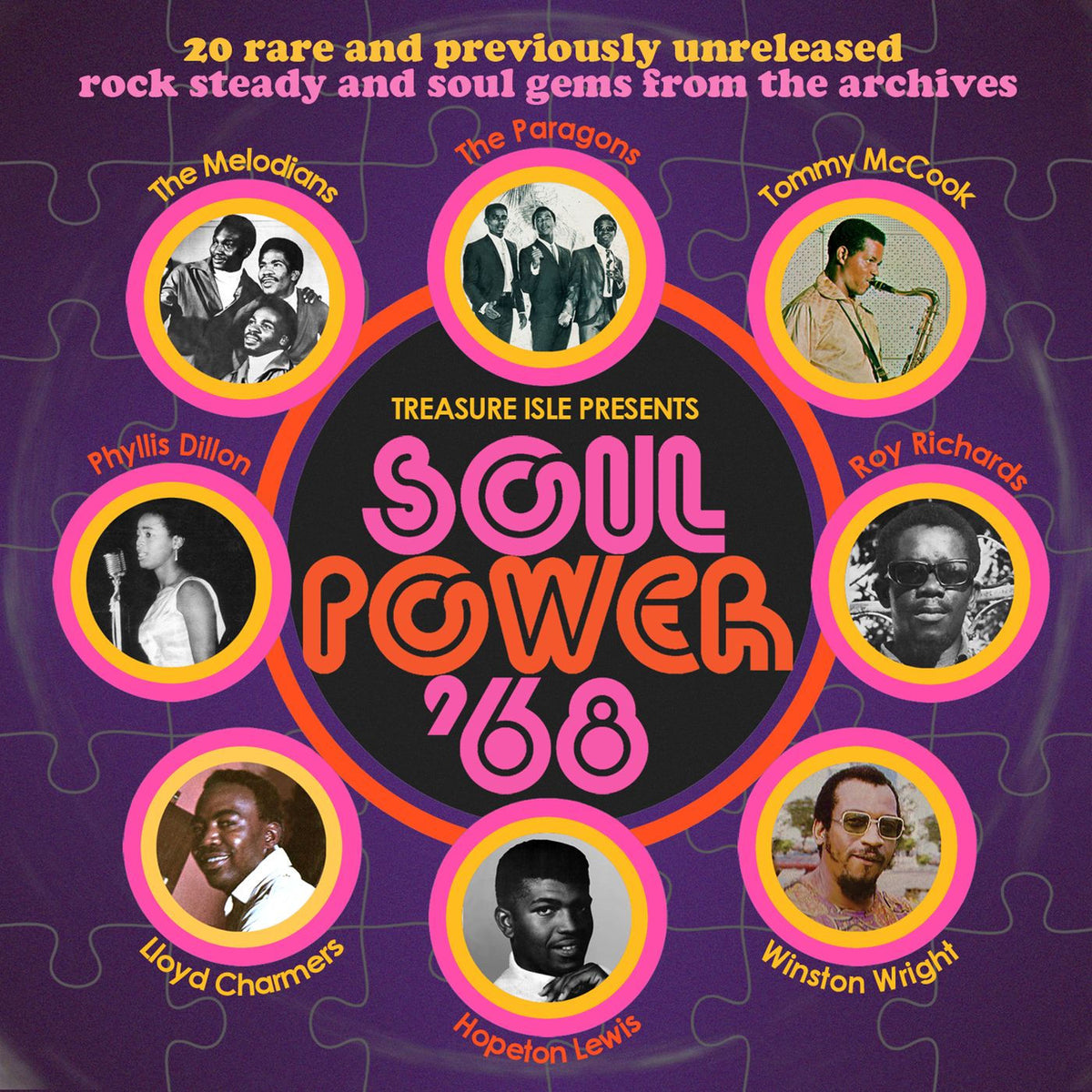 Various Artists – Soul Power '68 (140G/COLOR VINYL) (RSD) vinyl record cover