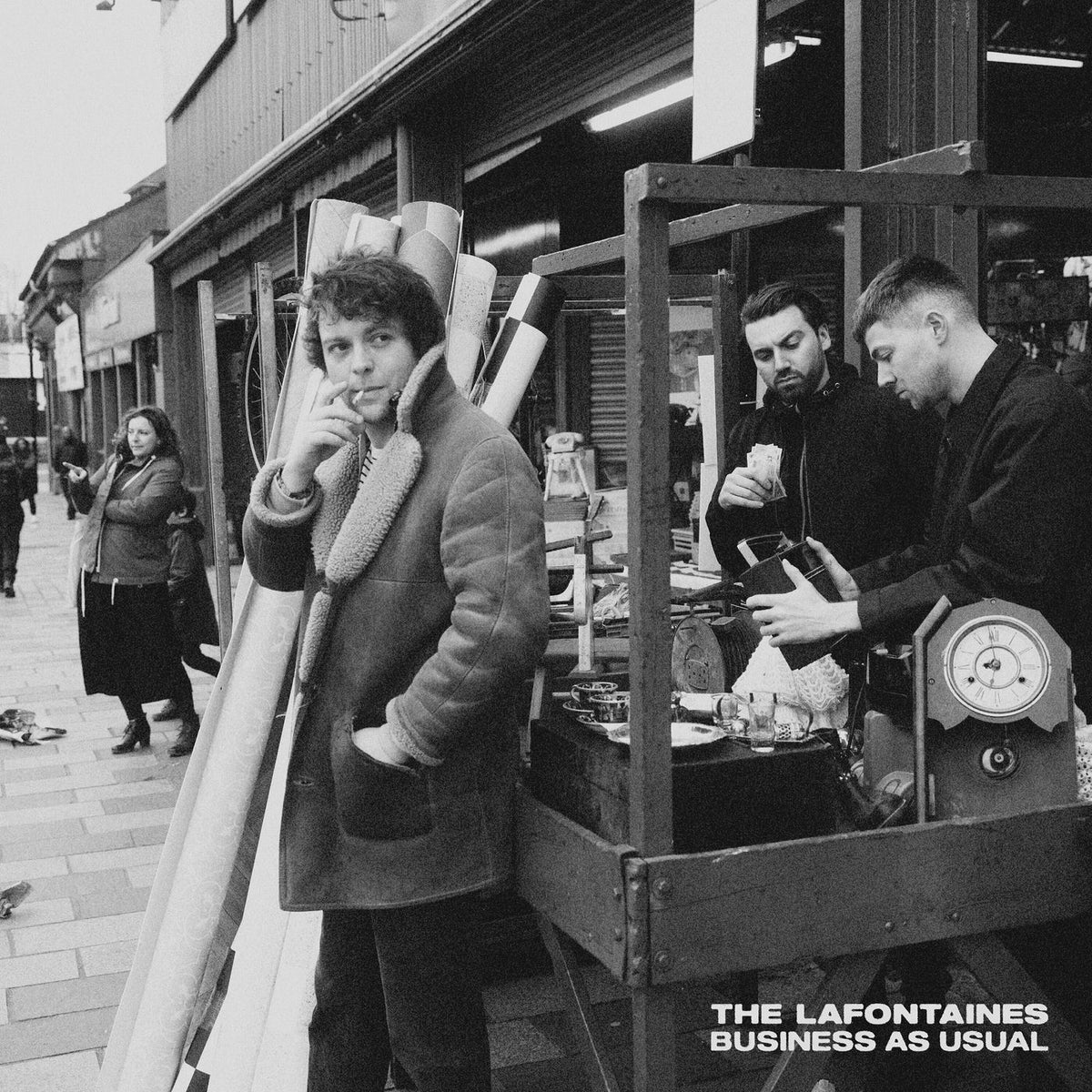 The LaFontaines – Business As Usual vinyl cover