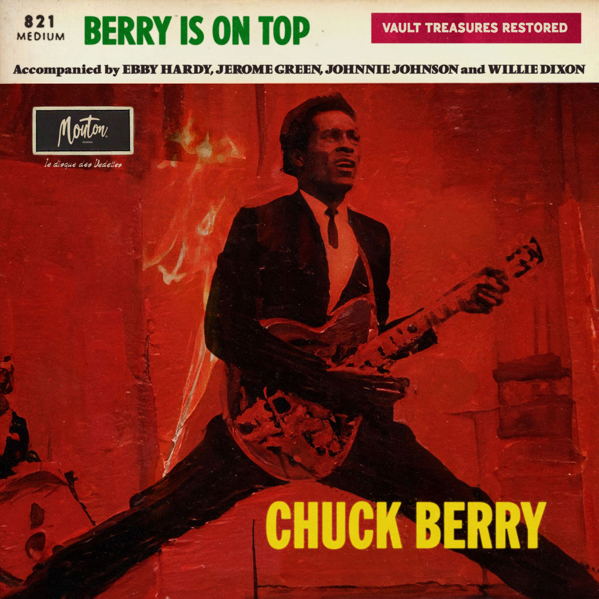 Chuck Berry – Berry Is On Top! vinyl record cover
