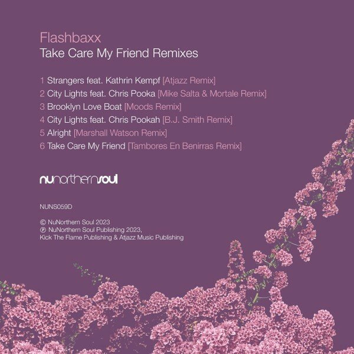 Flashbaxx – Take Care My Friend Remixes vinyl cover