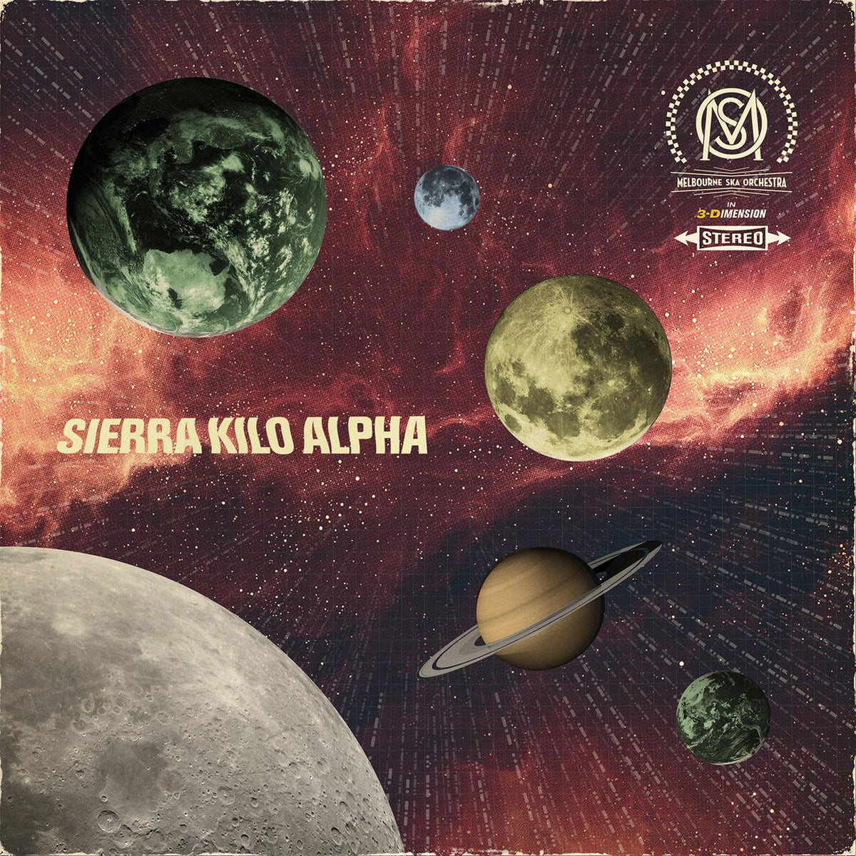 Melbourne Ska Orchestra – Sierra Kilo Alpha vinyl record cover