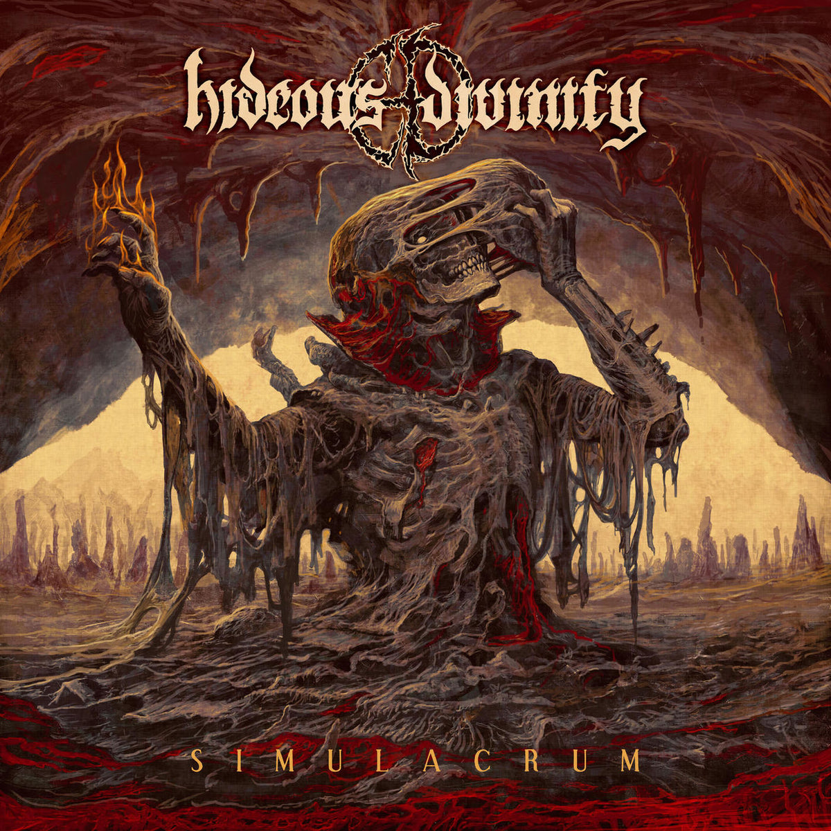 Hideous Divinity – Simulacrum vinyl record cover